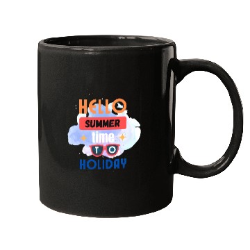 Discover hello summer time to holiday Mugs