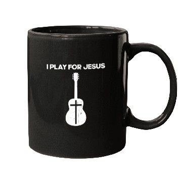 Discover I Play Jesus Guitar Player Mugs