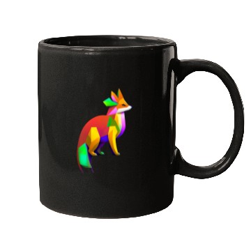 Discover Tangram Fox Mugs