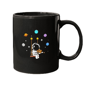 Discover Astronaut Violin Player Violinist Viola Classical Mugs
