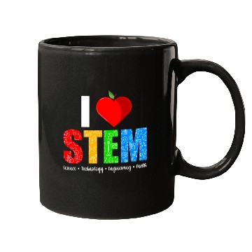 Discover I Love Stem Teacher Science Technology Mugs
