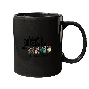 Discover Retro Leopard Only Hell My Momma Ever Raised Weste Mugs