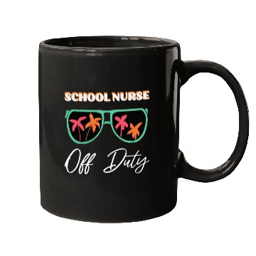 Discover school nurse off duty Mugs