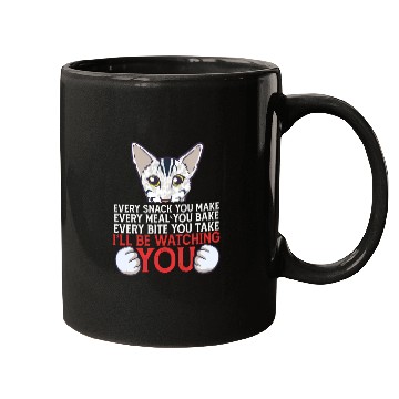 Discover I'Ll Be Watching You Oriental Cat Owner Mugs