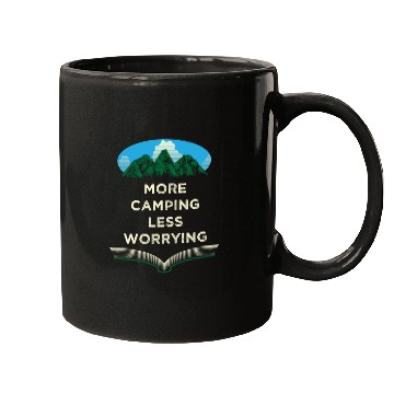 Discover More Camping Less Worrying Camper Friends Camp Bud Mugs