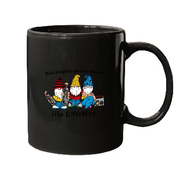 Discover Gangstas Move Silence Gnomes Mugs