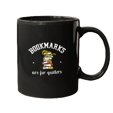 Discover Bookmar Are For Quitters Reading Librarian Mugs