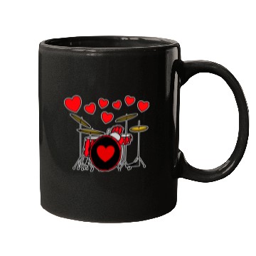 Discover Valentines Drummer Drum Teacher Wedding Musician Mugs
