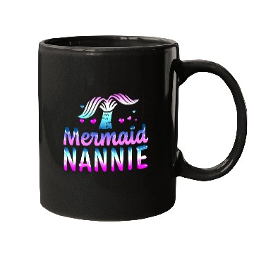 Discover Mermaid Nannie Grandma For Mothers Day Mugs