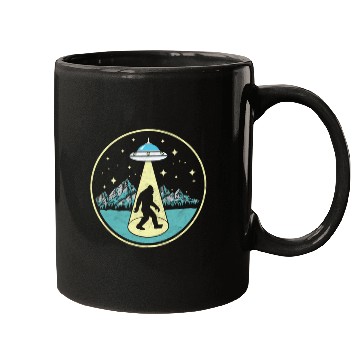 Discover Bigfoot Abduction Sasquatch Ufo Alien Mugs