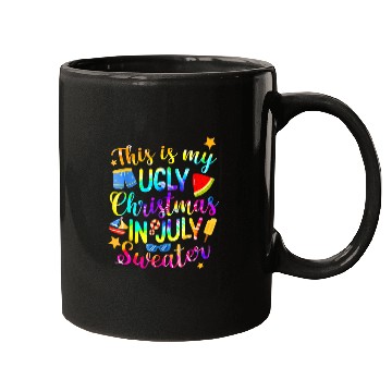 Discover This Is My Christmas In July Sweater Summer Mugs