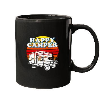 Discover Happy Camper Funny Camping Lover Mugs