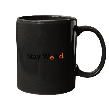 Discover Stay Weird Mugs