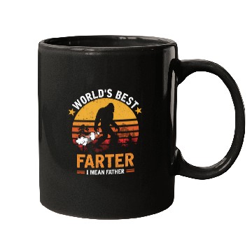 Discover Retro World'S Best Fer I Mean Father Bigfoot Mugs