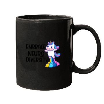 Discover embrace neurodiversity trending Mugs