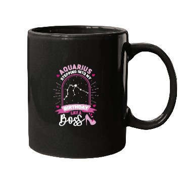 Discover Aquarius Stepping Into Astrology Birth Sign Mugs