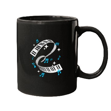 Discover Piano Player Product Piano Teacher Keyboard Notes Mugs