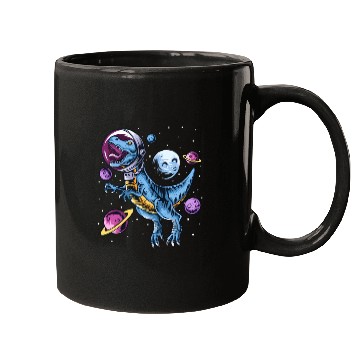 Discover Dinosaur Astronauts Science Fiction Science Mugs