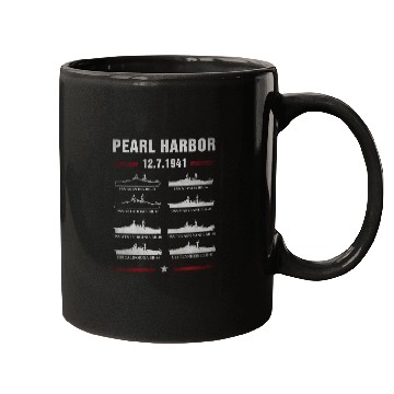 Discover Pearl Harbor Battleship Memorial Day December 7Th Mugs