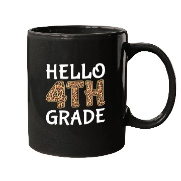 Discover Back to School Fourth Grade Hello 4th Grade Mugs