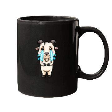 Discover Goat Sad Crying Emoticon Mugs