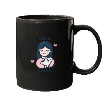 Discover Kawaii Cat Lover Mugs