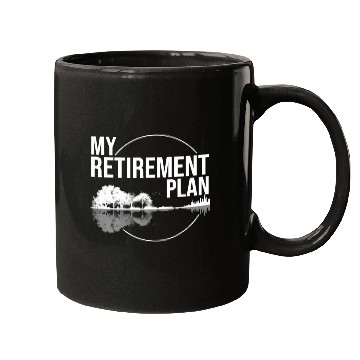 Discover My Retirement Plan (Guitar) Music Funny Mugs