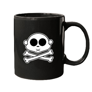 Discover Monkey Cross Bone Mugs