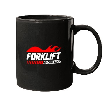 Discover Forklift Racing Team Mugs