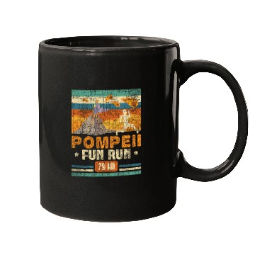Discover Pompeii Fun Run - Geography Volcanologist Mugs
