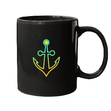 Discover Preppy Nautical Anchor For Sailors Boaters Mugs
