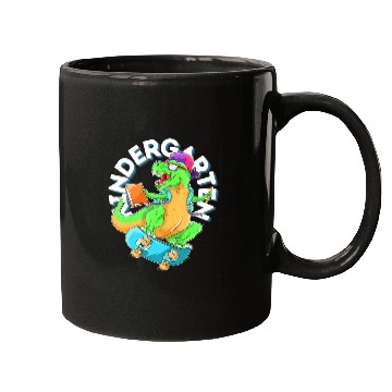 Discover Back to School Kindergarten Dinosaur Riding Mugs