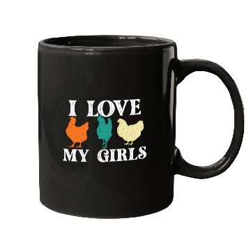 Discover I Love My Chicken Farm Animal Farmyard Mugs