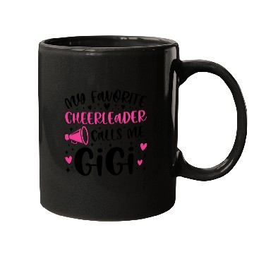 Discover Proud Cheer Gigi Grandma Of A Cheerleader Gigi Mugs