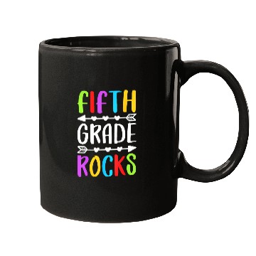 Discover Fifth Grade Rocks 5th Grade Back To School Mugs