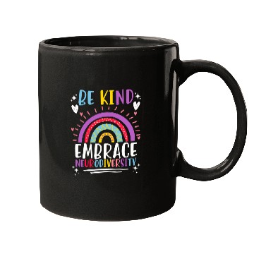 Discover Be Kind Embrace Neurodiversity Awareness Mugs