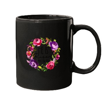 Discover He Is Risen Floral Easter For Christiann Mom Mugs