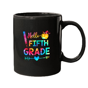Discover Tie Dye Hello 5th Grade Teachers Students Back To Mugs