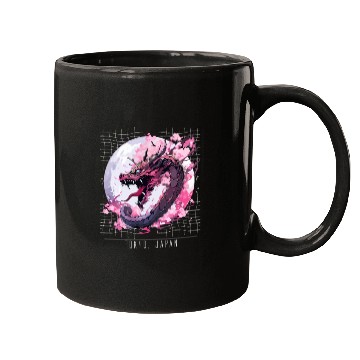 Discover Japanese Tokyo Dragon Asian inspired retro 80’s Mugs