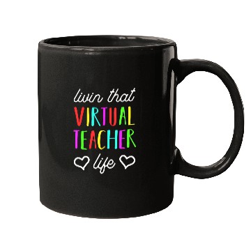 Discover Virtual Teacher Life For Back To School Educator Mugs