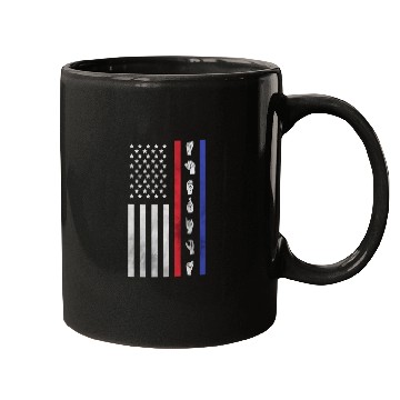 Discover American Flag Asl American Sign Language America U Mugs