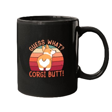Discover Kawaii Guess W Corgi Butt Mugs