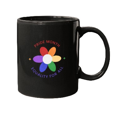 Discover Colorful Pride Month Logo Mugs