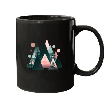 Discover Abstract Forest Mugs