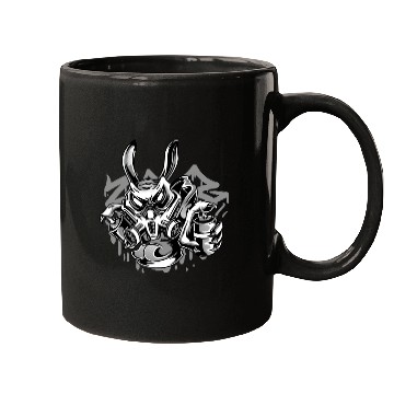 Discover Street Art Rabbit Anarchy Mugs