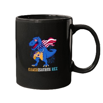 Discover Amerisaurus Rex Independence Day USA Party Mugs