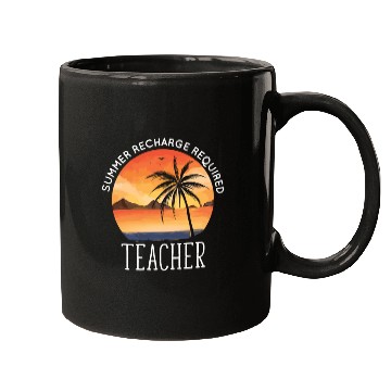 Discover Last Day Of School Teacher Summer Recharge Mugs