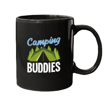 Discover Cool Camping Buddies Camper Tenting Friends Tent Mugs