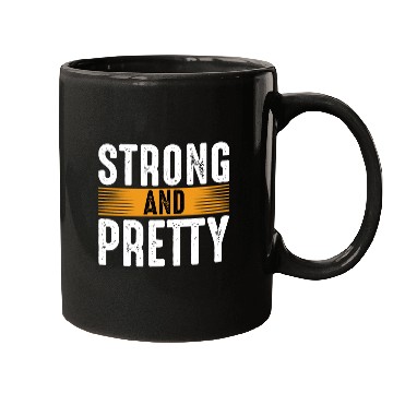 Discover Strong And Pretty Gym Workout Training Motivation Mugs