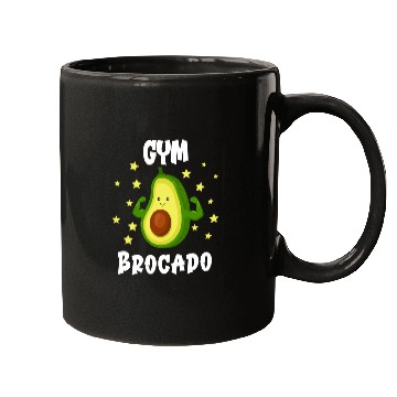 Discover Gym Bro Avocado ness Mugs